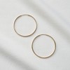HUNTER & TROVE 14K Yellow Gold Fill Infinity Endless Hoop