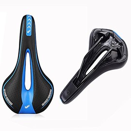 Binnan Bicycle Saddle, Gel Comfort Anti-Shock Adjustable Seat for Mountain Bike, Road Bike, BMX, Folding Bike