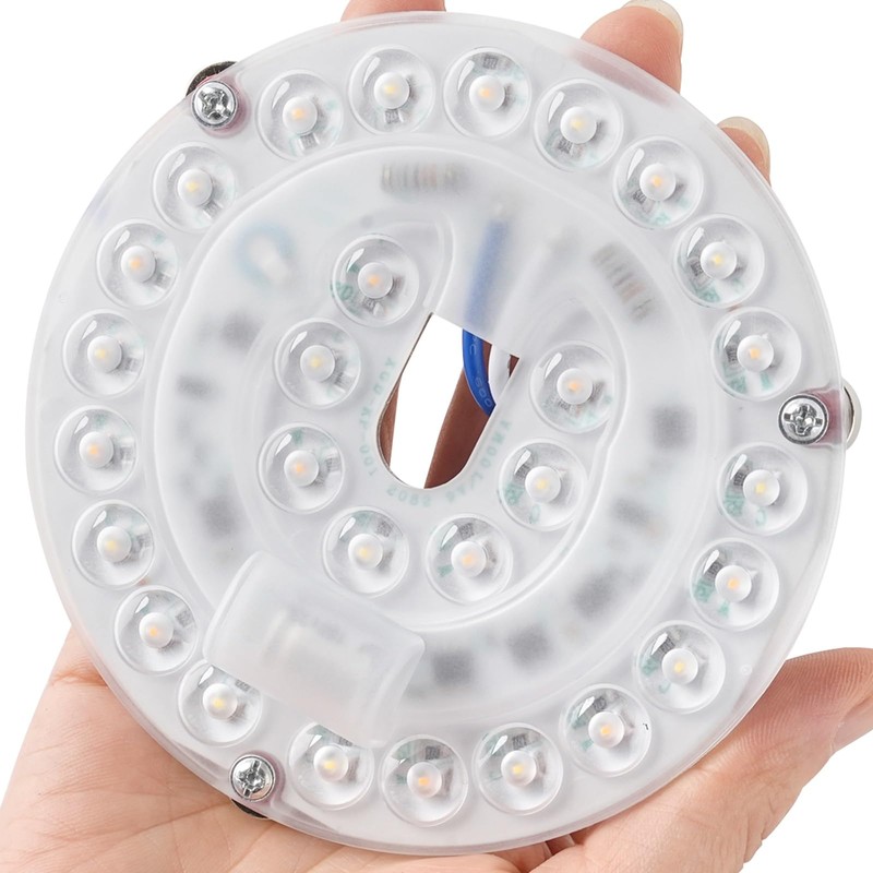 HAOLEDI 3.94'' 18W LED Ceiling Fan Light Retrofit Kit, Ceiling