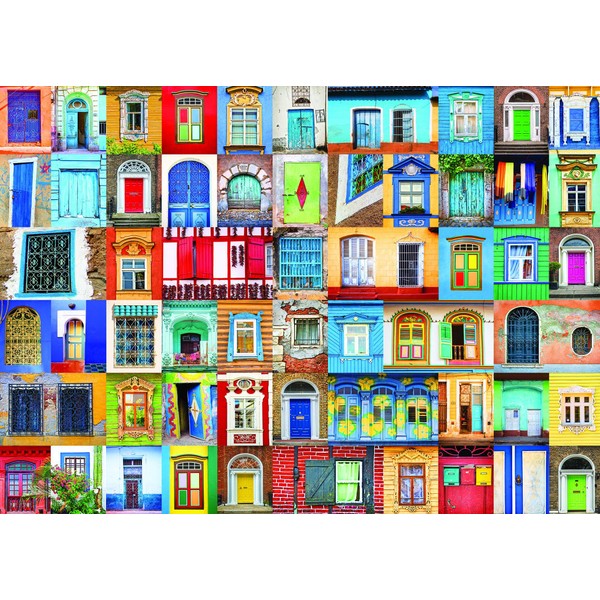 1000 Piece Puzzle for Adults: Delightful Doors and Windows Jigsaw Puzzle
