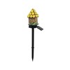 Solar Cartoon House LED Garden Stake Light, Warm Yellow Outdoor