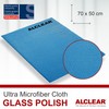 ALCLEAR 820051UM Ultra-Microfibre Cloth, Glass Polisher, 70 x 50 cm,