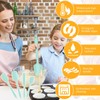 8 Pcs Silicone Spatula Set with Nonslip Handle Heat Resistant