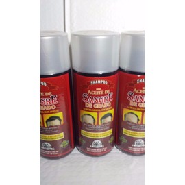 Plantimex 3 BOTTLES OF SHAMPOO ACEITE DE SANGRE DE GRADO SPECIAL HERBAL EXTRACT  16 FL OZ 