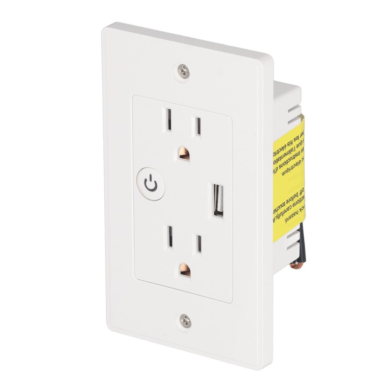 Smart Wall Outlet USB Voice Control Multifunctional WiFi Wall Socket