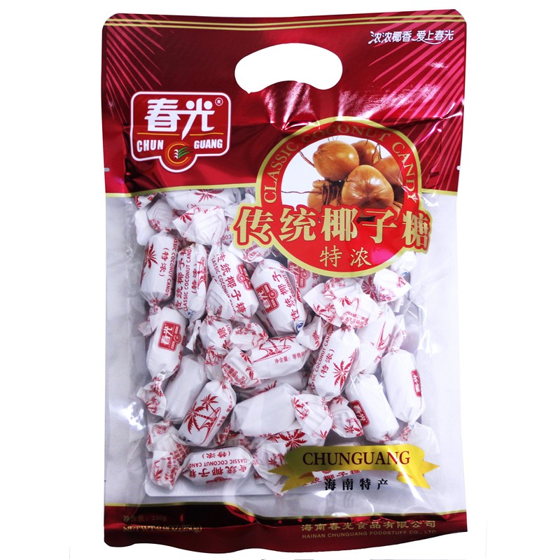 Hainan Chun Guang Coconut Candy (Classic, 3 Packs)