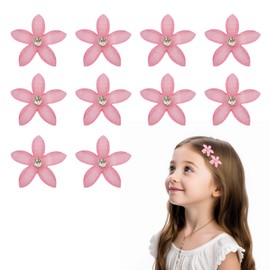 10 Pcs Mini Flower Hair Claw Clips, Flower Hairpins,Non-Slip Mini Hair Clips,Mini Hair Claws Pins, Kids Gift,Hair Accessories for Women Bridal for Girls Wedding Hair Accessories Decorative