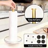 Paper Towel Holder Countertop,Kitchen Paper Towels Holder with Weighted Ceramic