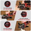 SHALL 20V Cordless Mini Circular Saw, 4-1/2’’ 4000RPM Power Circular
