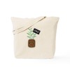 CafePress Sage Garden Tote Bag Reusable Natural Beige Canvas Shopping