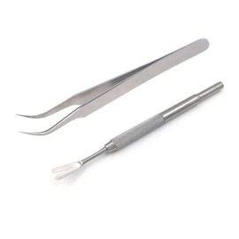 Tick Remover Tool Kit - Stainless Steel Tick Remover + Tweezers for Pets Dog Cat and Humans with Storage Box