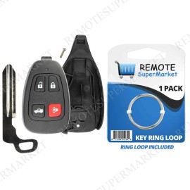 RemoteSuperMarket For 2003 2004 Infiniti M45 Remote Shell Case Cover Keyless Entry Fob KBRASTU13
