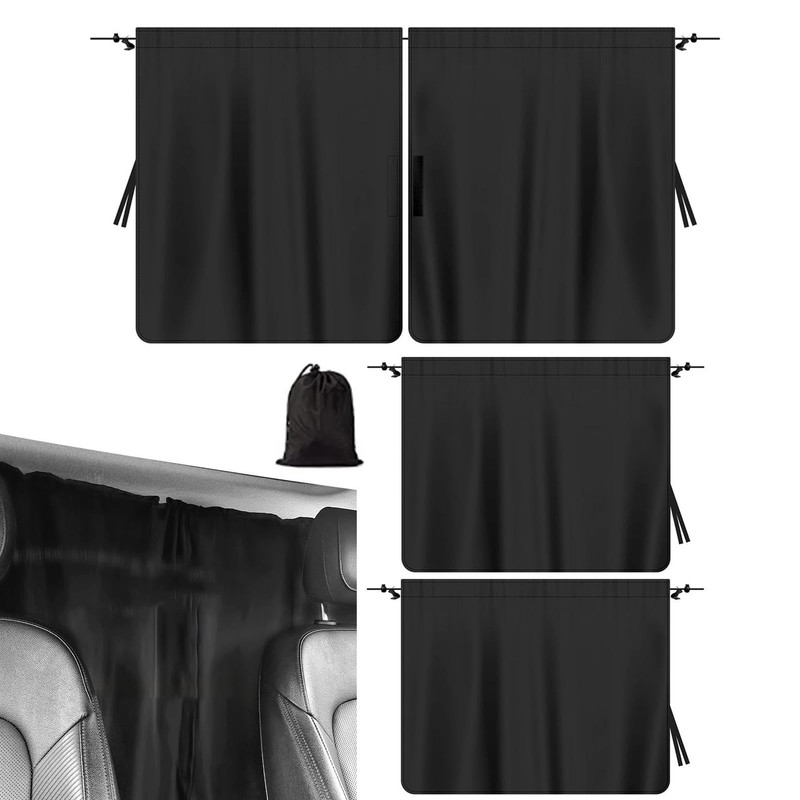 Car Window Curtains, Car Window Shades - Rear Seat and
