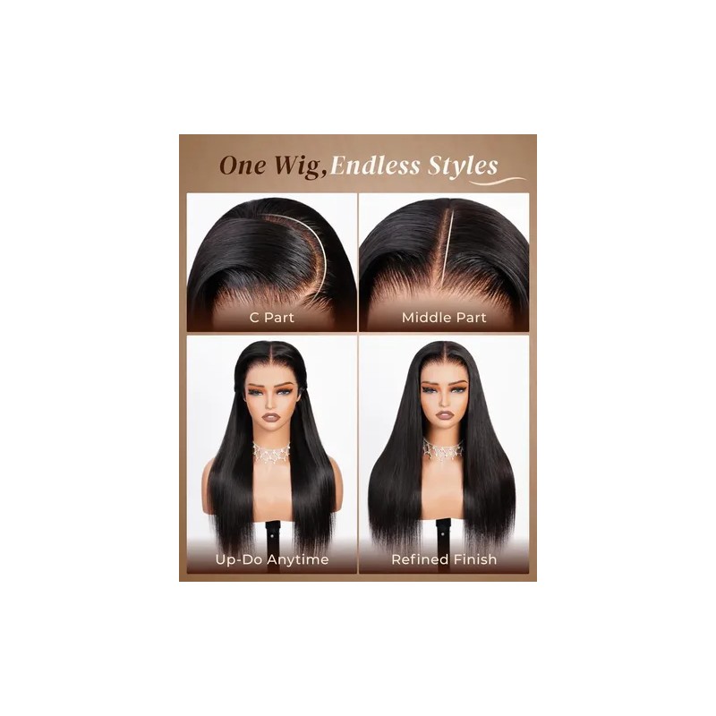 Wig Arabella Glueless 13x6 Lace Front 100 Human Hair 20