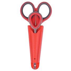 Fishing Scissors, 3 Pieces Stainless Steel Scissors with Hook Remover, Braided Line, Fishing Scissors with Safety Cover, Fishing Line Scissors for Fishing Line, Copper Wire (E)