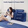 Z-hom Large Wedge Pillow Headboard, Twin Triangular Headboard Pillow, Reading