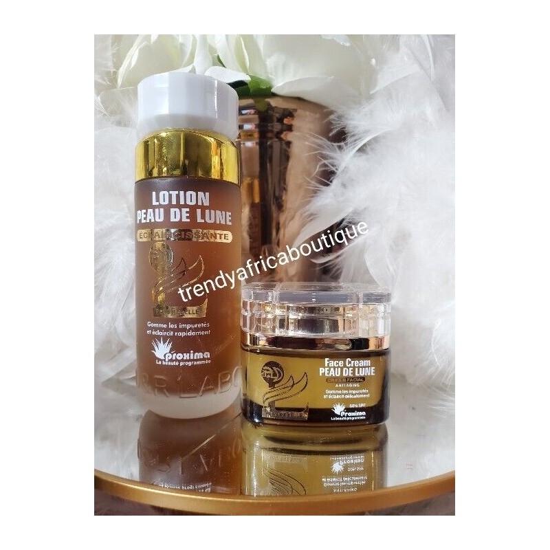 Proxima 2pcs. Peau De LUNE Exfoliating Face Cleanser & Facial