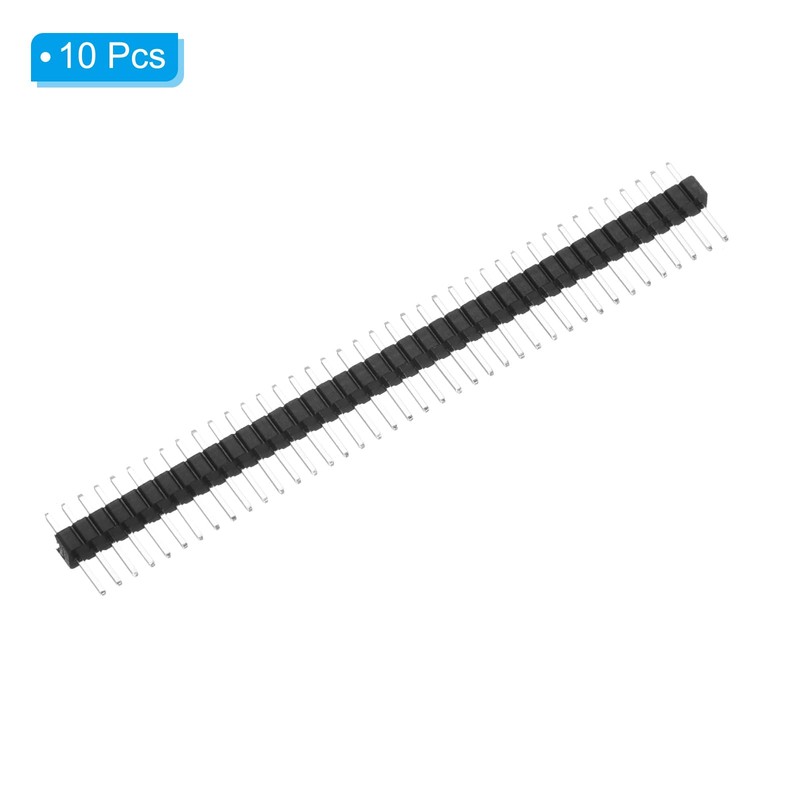 PATIKIL DIP Pin Header Single Row 40P 1.27mm Pitch for