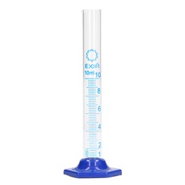 10PCS 10mL Measuring Cylinder Glass Graduated Cylinder Set Laboratory Experiment Utensils