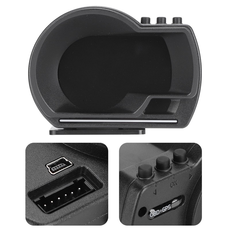 Car OBD2+GPS Smart Gauge Over Speed Warning Alarm MultiFunctional Digital