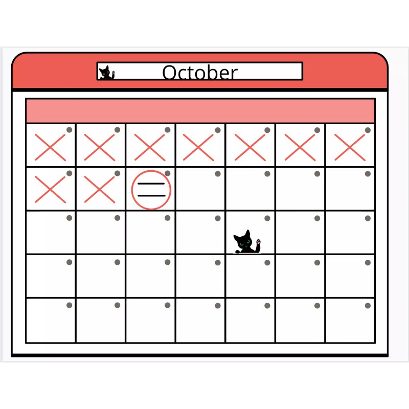 Homemade Cat Planner Stickers #100  / Planner Stickers  / Journal Stickers