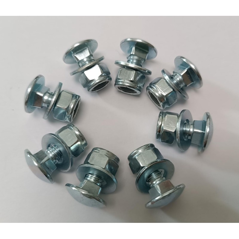Pack of 8 784-5581A (5/16-18) 5/8" Carriage Bolts Nuts kit