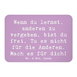 Mr. & Mrs. Panda Magnet Saying Forgiveness Freedom - Gift, Overcome Pain, Healing, Fridge Decoration, Self-Forgiveness, Motif Magnets