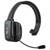 LEAYU Bluetooth Headset, Wireless Trucker Headset with Mute Button-Work Headphone