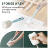 2pcs Soft Sponge Bottle Brushes – Easy Clean for Baby
