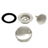 Westbrass Standard Trim for Cable Drive Bath Waste, Stainless Steel,