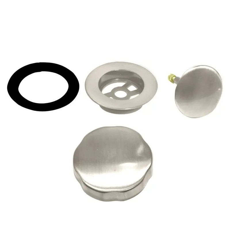 Westbrass Standard Trim for Cable Drive Bath Waste, Stainless Steel,