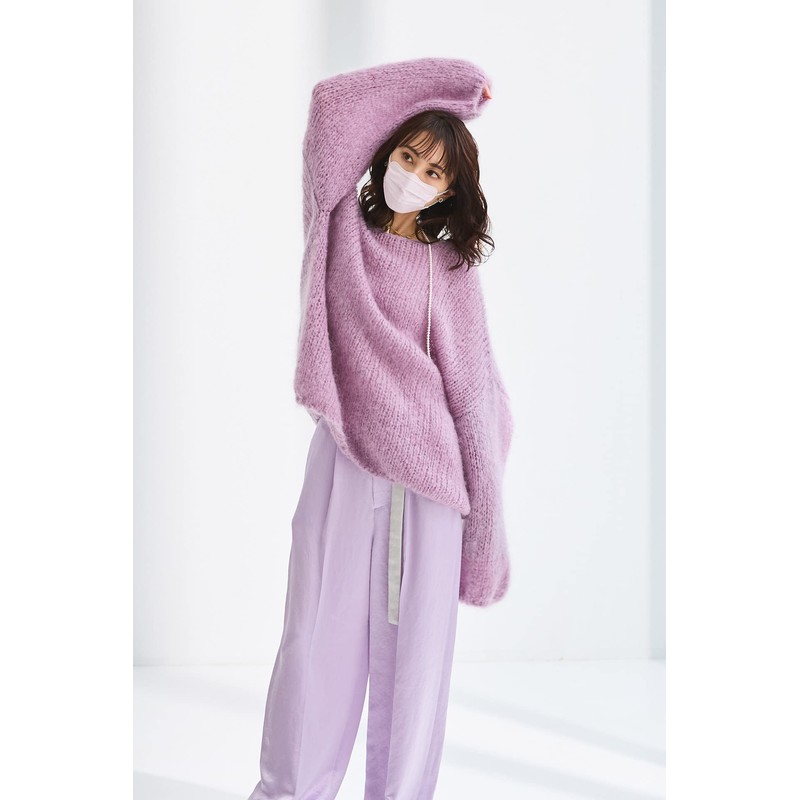 D.masque Pink Beige x Light Gray For Ladies' [Cuts 99%