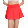 DEVOROPA Girls Tennis Skirts Stretch Adjustable Waist Youth Golf Athletic