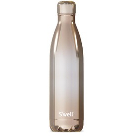 S'well Stainless Steel Water Bottle, 25oz, Rose Gold Ombre, Triple Layered Vacuum Insulated Containers Keeps Drinks Cold for 48 Hours and Hot for 24, BPA Free, Perfect for On the Go