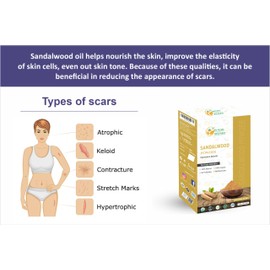 Herbs Botanica Chandan Sandalwood Powder Organic 227gm / 8 oz For Skin, Face Pack, Face Mask, Worship Tilak, Auspicious Occasions 100% Natural, Soothing, Cleansing, Wrinkles