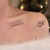 HappyHome 30pcs Fake Tattoo Stickers Body Stickers Waterproof Long Lasting