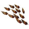 ULTECHNOVO 12pcs Wooden Duck Chopstick Holder Hand-Painted Japanese Duck Rest