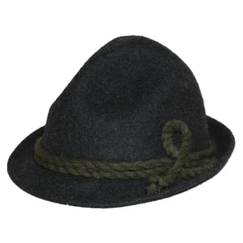 Traditional Hat Dark Grey Loden Hat Grey Fisherman Costume Loden Hat Tricorn Men Women Mountaineering Forester Hunter Hiking Hunting Costume Hiking Hat Forest Leisure Hat Anthracite, gray