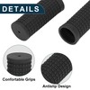 TUCKBOLD Bike Handlebar Grips Covers 74mm Long Lightweight Black