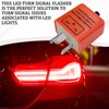 Tobenbone CF-13 Led Flasher Relay 3 Pins 12V Adjustable Frequency