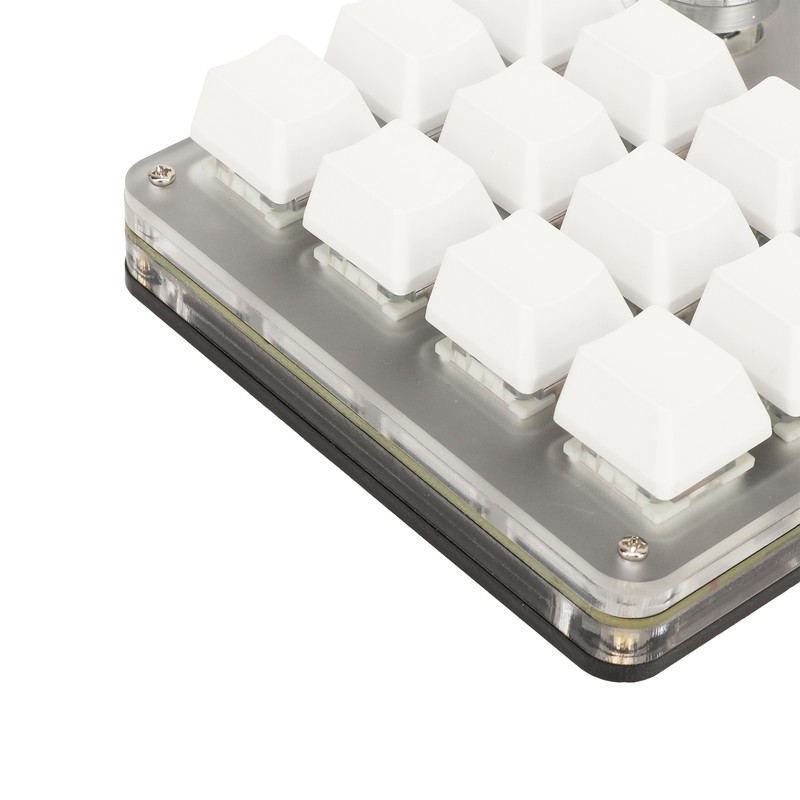 Blue Switch Keyboard USB C BT 2.4G Wireless Mini RGB