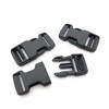 ZWZNBL 16 pieces of 20mm wide webbing buckles, black plastic