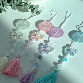 Traditional Norigae Beads Tassel Keyring Making DIY Kit Set Craft Experience Learning Materials I agree to third party provision for gift delivery / 전통 노리개 비즈 태슬 키링 만들기 DIY 키트 세트 공예 체험 학습 재료 선물 배송을 위한 제3자 제공에 동의합니다