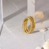 LUNA ATLAS Ring Stack - Trio-band ring stack 2 plain
