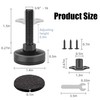8PCS Heavy Duty 3/8"-16 Thread Adjustable Furniture Leveling Feet with