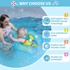 Free Swimming Baby Inflatable Baby Float with Sun Canopy Size