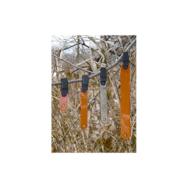 20pcs 3" Orange Reflective Tree Marker Ribbons (Pack of 20)