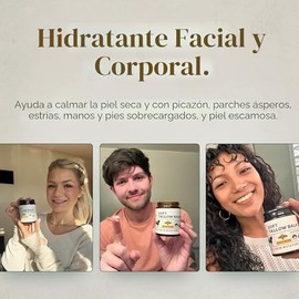 Sebo de res para la piel - Bálsamo de sebo y miel para la cara - Listo para regalar - Crema hidratante de sebo para la cara - Crema hidratante de sebo de res - Bálsamo de sebo - Sebo de res alimentado