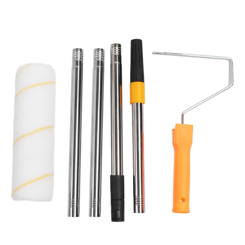 3.9ft Paint Roller Extension Pole Kit with 9in Roller Brush
