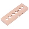 DIY Glow Tube Clock Kit 4 Lamps Beech Wood Enclosure